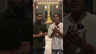 Sri Sai Vignesh and Smt. Kavya Muralidaran at Kartika
Deepotsava 2025 | ISKCON Vaikuntha Hill