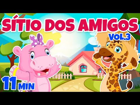Sítio dos Amigos Vol. 3 - Giramille 11 min | Desenho Animado Musical