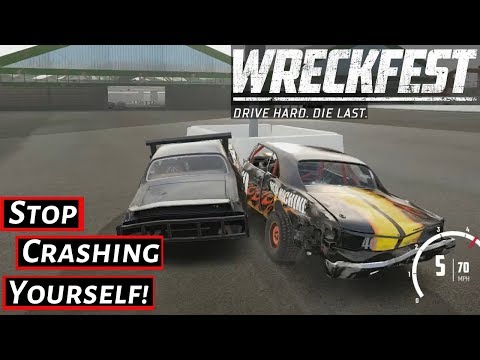 SrX crashes himself into an immovable object! Wreckfest Ep68 online multiplayer PC - Xbox - PS4
