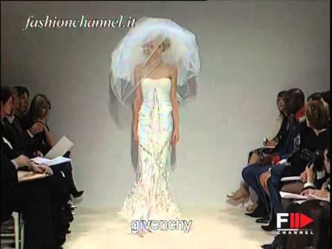 "Givenchy" Autumn Winter 2003 2004 Bridalwear Paris & Rome by FashionChannel