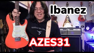 Video thumbnail for Ibanez AZES31 Electric Guitar Demo by TomoFujitaMusic