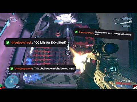 WORLD RECORD!? Halo 3 Solo Queue (100+ KILLS VIEWER CHALLENGE)