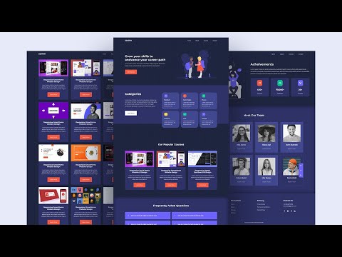 Build A Responsive Multipage Educationschool Website Using Html Css Javascript Complete Tutorial
