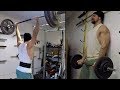 Vlog #98: Push Press 215lbs x 3x5 | Larsen Press 175lbs x Easy 8's | Heavy Strict Curls