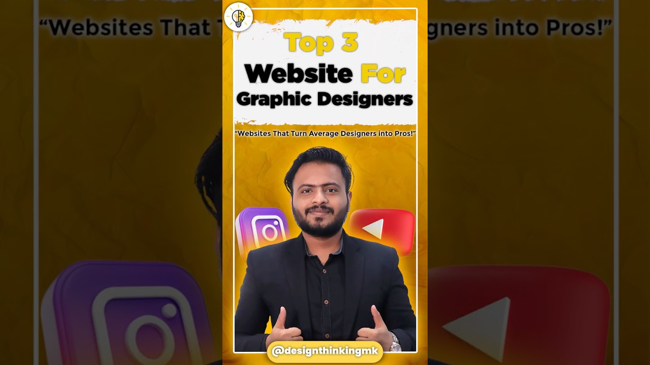 💡 3 Best Sites Every Graphic Designer Should Know | Design Ideas & Inspiration 🔥
