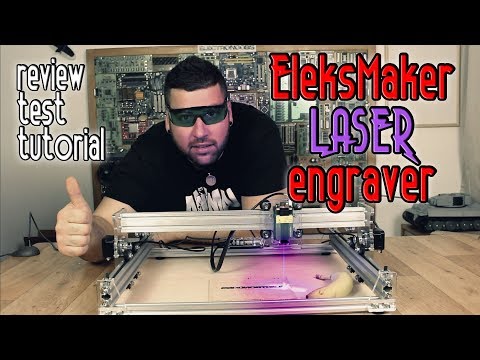 Laser engrave? EleksMaker CNC Review and test