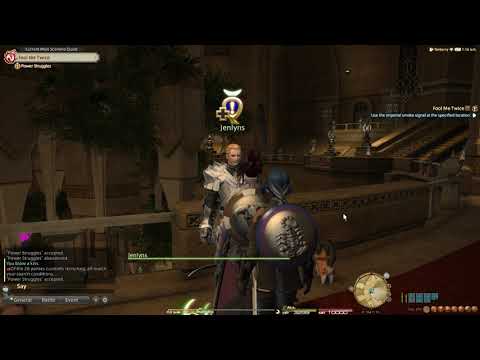 Final Fantasy XIV  A Realm Reborn [Job Quest - Paladin] Power Struggle Lv.40