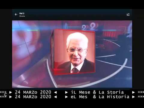 §.103/** TITOLI 24/03/2020 - MarteDì - TELEVIDEO+TG2 giorno ore 13:00