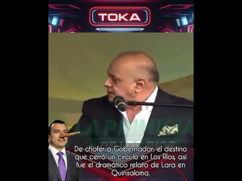 De chofer a Gobernador de Los Ríos: así fue el dramático relato de Galo Lara en Quinsaloma.