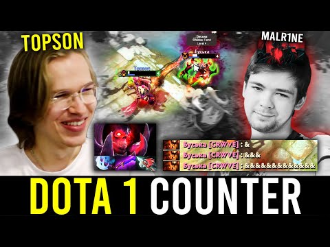 TOPSON Last Pick SHADOW DEMON vs MALR1NE SF MID.. - "CLASSIC DOTA 1 COUNTER!"