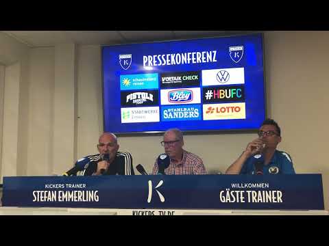 Pressekonferenz nach dem Spiel BSV Kickers Emden gegen den BSV SW Rehden 4:1.