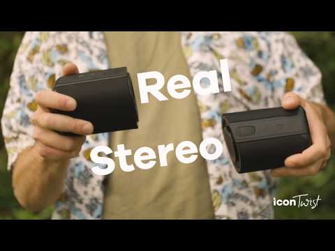 Icon Twist Speaker - 360 Sound, Real Stereo, Beer Proof, Water Proof, Sand Proof, & more!