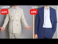 Costume ZARA à 109€ VS Costume sur mesure LANIERI à 845€ 😱 Le test complet !