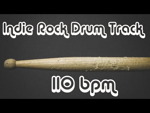 Steady Indie Rock Drum Track | 110 bpm