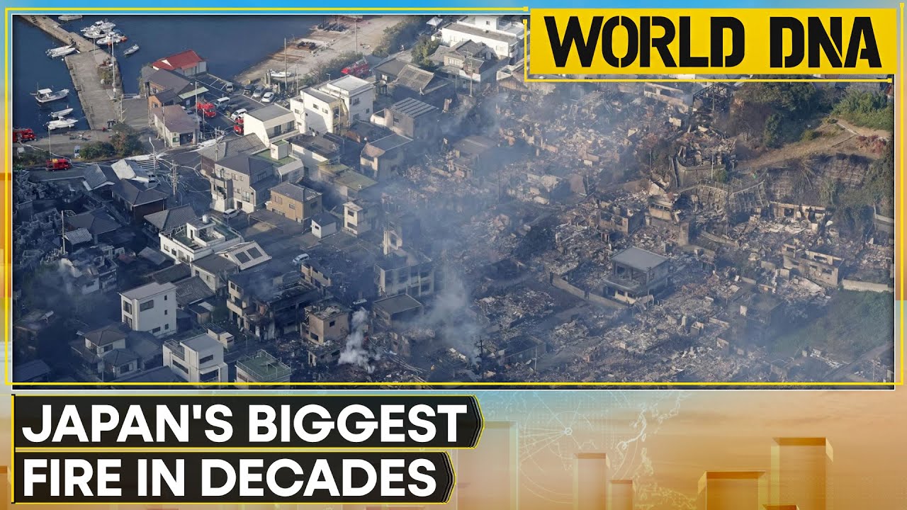 Japan’s Biggest Fire in Nearly 50 Years Ravages 170 Buildings, Kills One | WION World DNA