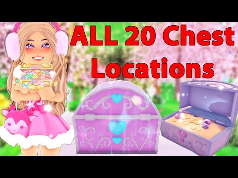 ALL 20 Chest Locations Royale High EASY GUIDE