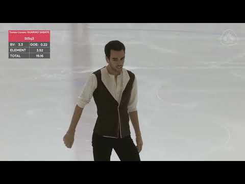 Programa largo de Tomás Guarino en el ISU Challenger Autumn Classic 2023
