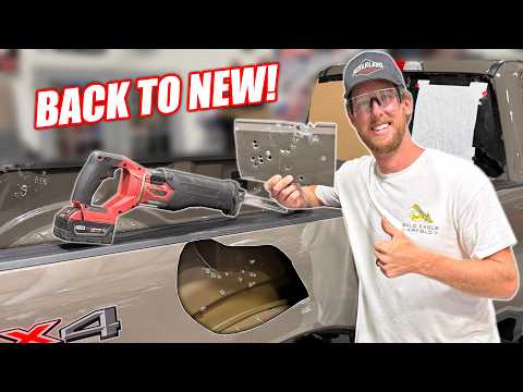 Fixing My Brother's Brand New Truck I Accidentally Shot