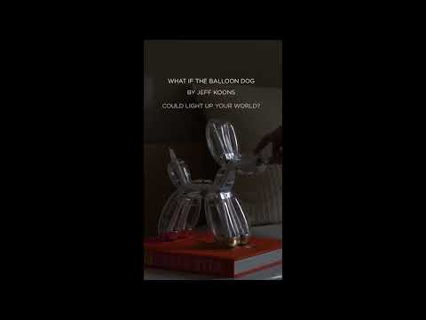 Jeff Koons Balloon Dog LED Lamp from Lexon