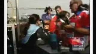 Danica Patrick Fighting on the Track..Again!