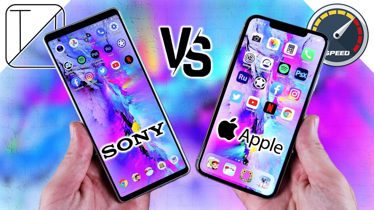 Sony Xperia 1 II vs iPhone 11 Pro Max Speed Test