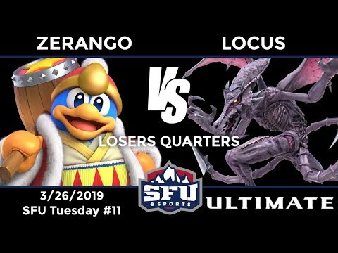 SFU Ultimate #11: LR6 - GB|Zerango (King Dedede) vs TGS|Locus (Ridley, Dr. Mario, Wolf)