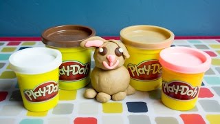 How to Make Play Doh Characters - Bunny Rabbit!