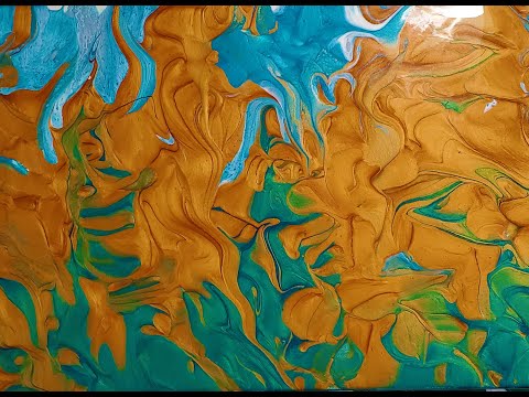 (324) "Garden of the Gods" Precious Earth Series |Abstract| Acrylic Pouring | Fluid Art