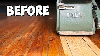 Restoring 100 Year Old Floorboards. Is it WORTH IT?