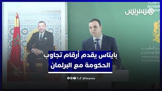 بايتس: الحكومة تلقت أكثر من 33 ألف سؤال كتابي و5 ألاف سؤال شفهي منذ بداية الولاية التشريعية الحالية thumbnail