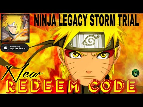 Ninja Legacy: Storm Trial New Redeem Code 🎁 Valid Til (10/26) Naruto RPG game - iOS