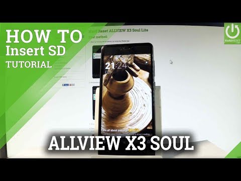 ALLVIEW X3 Soul Lite Insert SIM and SD Card / Set Up SIM & SD