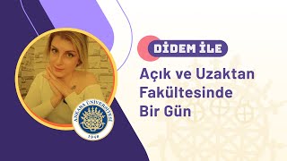Açık ve Uzaktan Eğitim Fakültesinde Bir Gün [VLOG]
