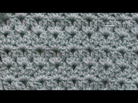 Triple Cluster V Stitch | How to Crochet