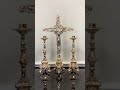 Large Rococo Altar Set- 25 inch Crucifix