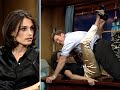 Famke Janssen Crushes Conan With Her Thighs Late Night With Conan O Brien