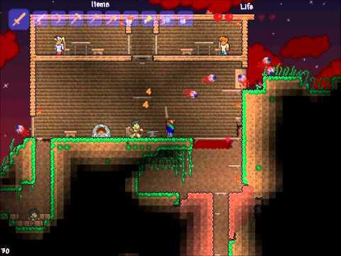 Terraria Ep.10 - Blood Moon!!!
