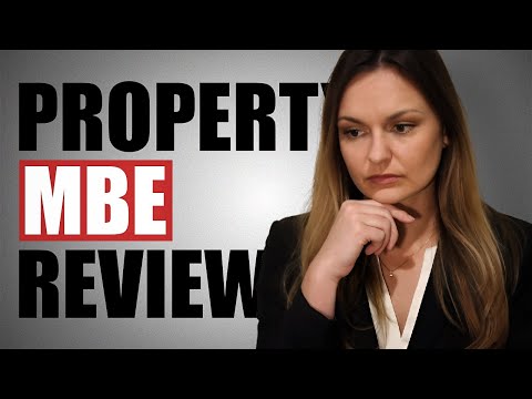 Real MBE Property Multiple-Choice Questions – In-Depth Review