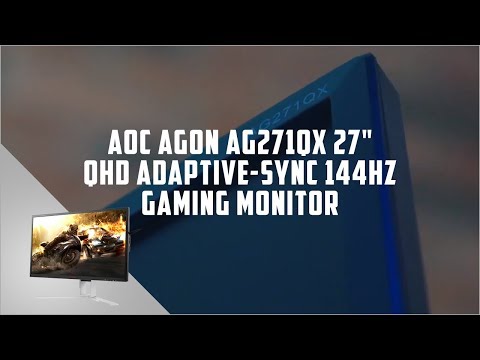 AOC AGON AG271QX 27" QHD Adaptive-Sync 144Hz Gaming Monitor