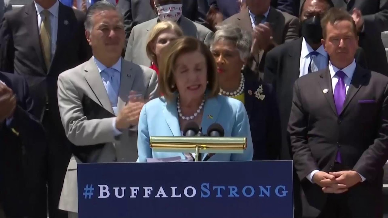 Nancy Pelosi Speaks About Buffalo Shooting I LIVE