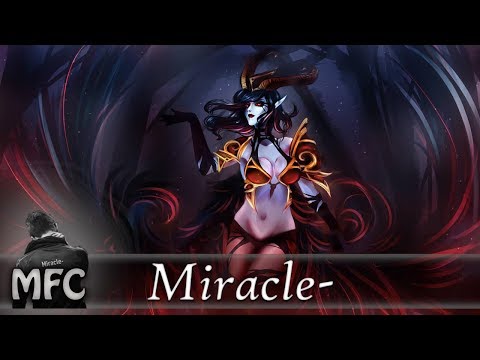 Miracle- Queen of Pain VS gh - Gameplay - Ranked Match - Dota 2.