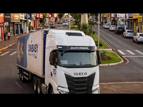 Passando por Arapongas Pr #iveco #caminhoneiro #transporte #obrigadosenhor 