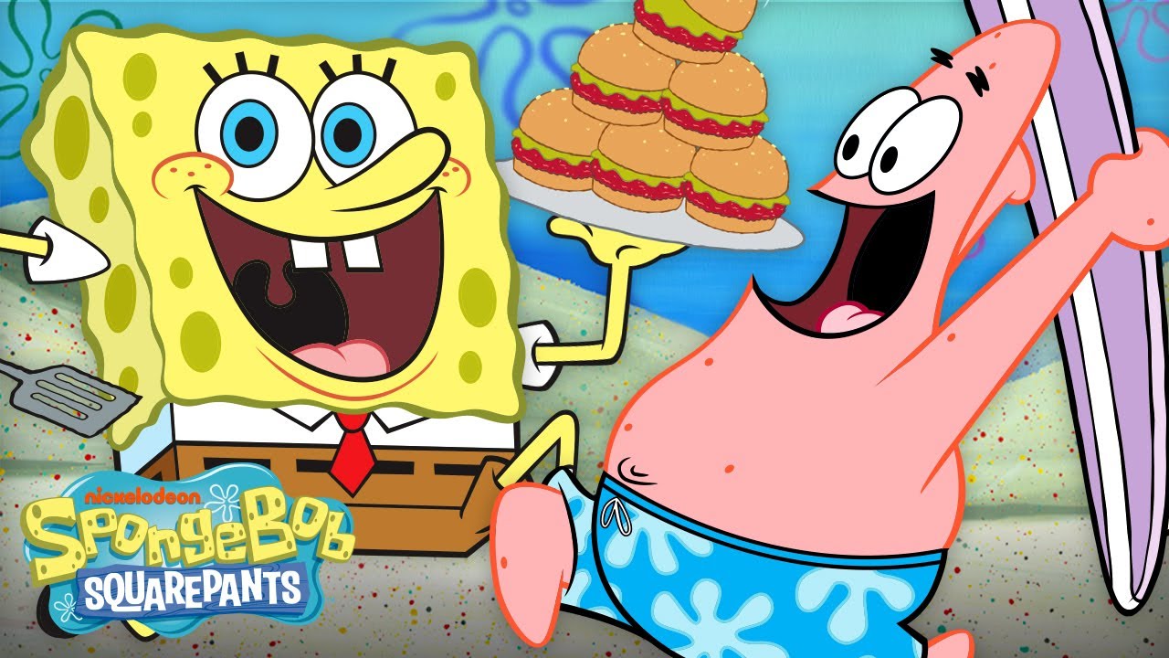 SpongeBob's Summer Krabby Patty Cookout! 🍔 | 25 Minute Compilation | ​@SpongeBobOfficial