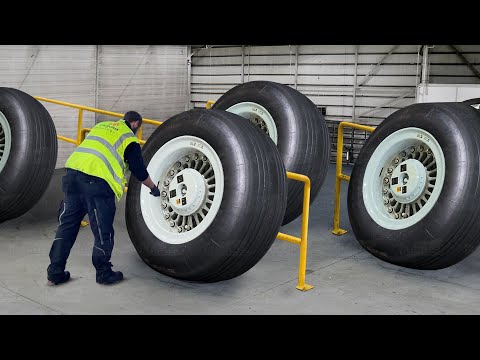 Inside Super Advanced Factory Producing $6000 Plane Tyres