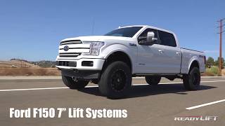 ReadyLIFT (44-2576): 7” Lift Kit with Bilstein 5100 Rear Shocks for ’15-’19 Ford F-150 4WD