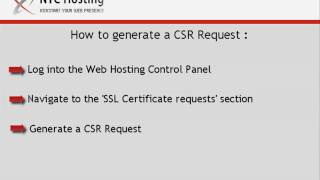 How to Generate a CSR Request