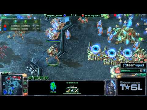 Game 1 - SlayerS_BoxeR vs Prae.NightEnD - TSL3 Ro32 Match 4