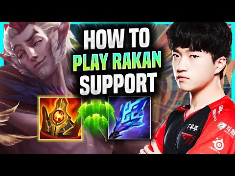 LEARN HOW TO PLAY RAKAN SUPPORT LIKE A PRO! - T1 Keria Plays Rakan Support vs Senna! | Season 2022