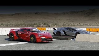 Lykan HYPERSPORT vs Lamborghini Veneno Drag Race | Forza 6