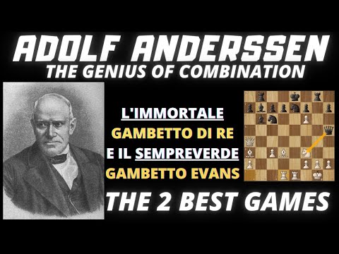 Adolf Anderssen best games | Immortale ed Evergreen | Campioni all'opera